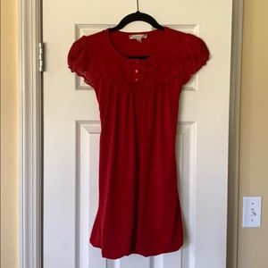 Red girls size 10 dress